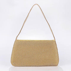 Diamond set trapezoid diamond evening bag 789232822034 - COCOMELODY