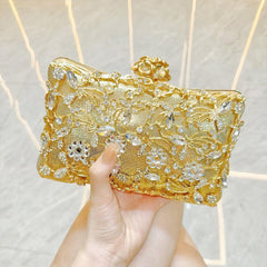 Light luxury diamond-encrusted banquet hand dress bag 801446090486 - COCOMELODY