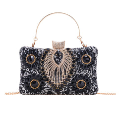 Heavy diamond dinner bag 791087208691 - COCOMELODY