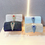 One-shoulder diagonal mini bag Women's dress bag Dinner bag 810660945468 - COCOMELODY