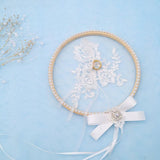 Handmade pearl bud ring pillow 599755872256 - COCOMELODY