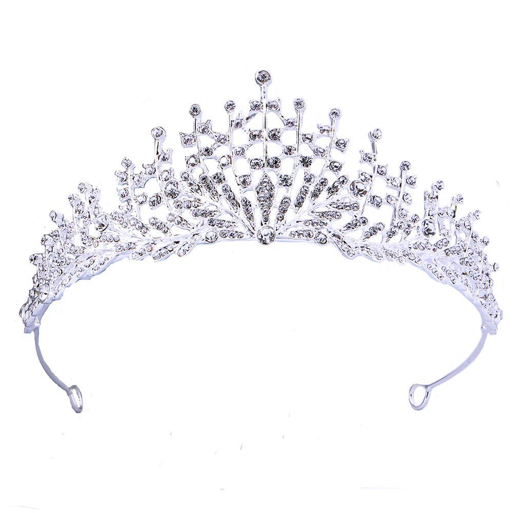 Bridal tiara Bridal Tiara Alloy bridal Tiara Headband Atmospheric Tiara 652188191347 - COCOMELODY