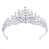 Bridal tiara Bridal Tiara Alloy bridal Tiara Headband Atmospheric Tiara 652188191347 - COCOMELODY