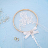 Handmade pearl bud ring pillow 599755872256 - COCOMELODY