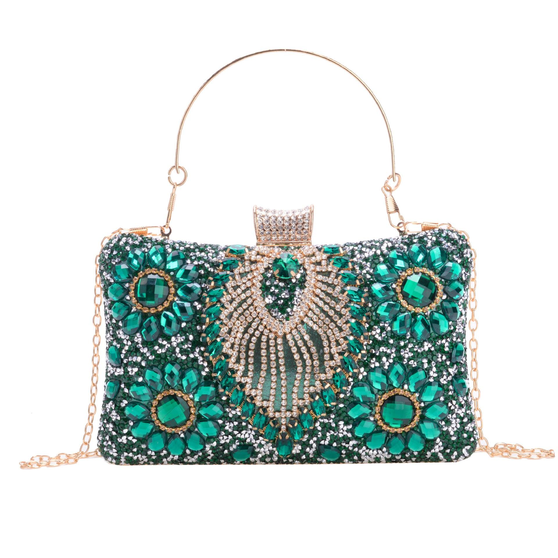 Heavy diamond dinner bag 791087208691 - COCOMELODY