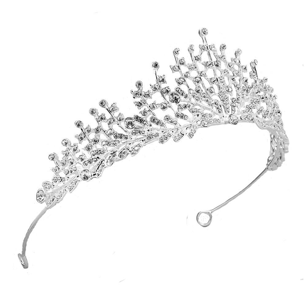 Bridal tiara Bridal Tiara Alloy bridal Tiara Headband Atmospheric Tiara 652188191347 - COCOMELODY