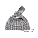 Diamond-encrusted portable dinner bag 773141196365 - COCOMELODY