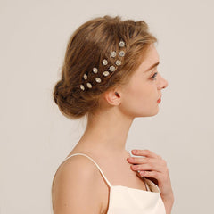Rhinestone hairpin Light luxury deluxe bridal hairpin for women Hairpin accessory Sun flower hairpin set 768734557147 - COCOMELODY
