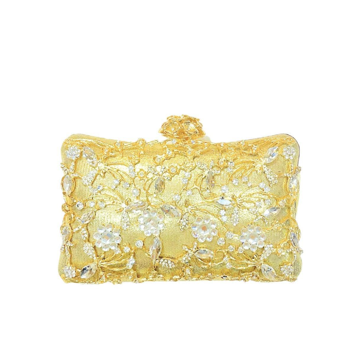 Light luxury diamond-encrusted banquet hand dress bag 801446090486 - COCOMELODY