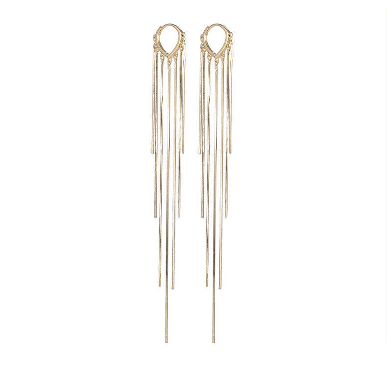Long tassel earrings 718905541060 - COCOMELODY