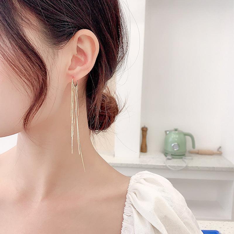 Long tassel earrings 718905541060 - COCOMELODY