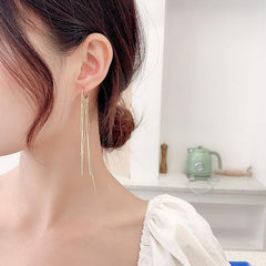 Long tassel earrings 718905541060 - COCOMELODY