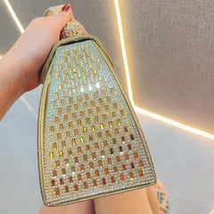 Rhinestone tote Bag Banquet Bag diamond-encrusted diagonal dinner bag 778370142021 - COCOMELODY