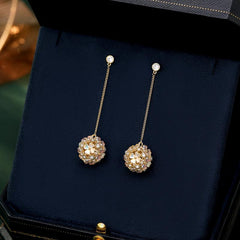 Shell flower hydrangea earrings 712920720693 - COCOMELODY
