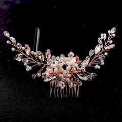 Bridal handmade Gold hair comb Wedding hair accessories Wedding accessories Bridal hair accessories 771438632928 - COCOMELODY