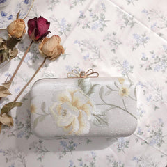 Embroidered evening bag Temperament clutch bag 681571423932 - COCOMELODY