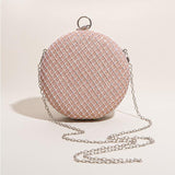 Small round bag ins Holding diamond-studded dinner bag Round jackhammer bag 640797477916 - COCOMELODY