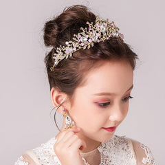 Wedding Hair Accessories for Kids, Flower Girl Hair Accessory, Princess Headpiece Flower Girl Headpiece Accessories for Birthday Party 641194277256 - COCOMELODY