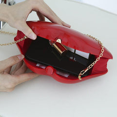 Acrylic Red Lips dinner bag 651077833983 - COCOMELODY