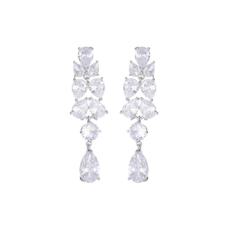 Drop long luxury earrings 837068445089 - COCOMELODY