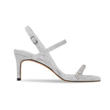 Stiletto heel Sandals Rhinestone Ankle Strap Shoes 765387738702 - COCOMELODY