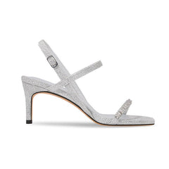 Stiletto heel Sandals Rhinestone Ankle Strap Shoes 765387738702 - COCOMELODY