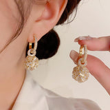 Personality delicate trend opal ball earrings 728149054328 - COCOMELODY