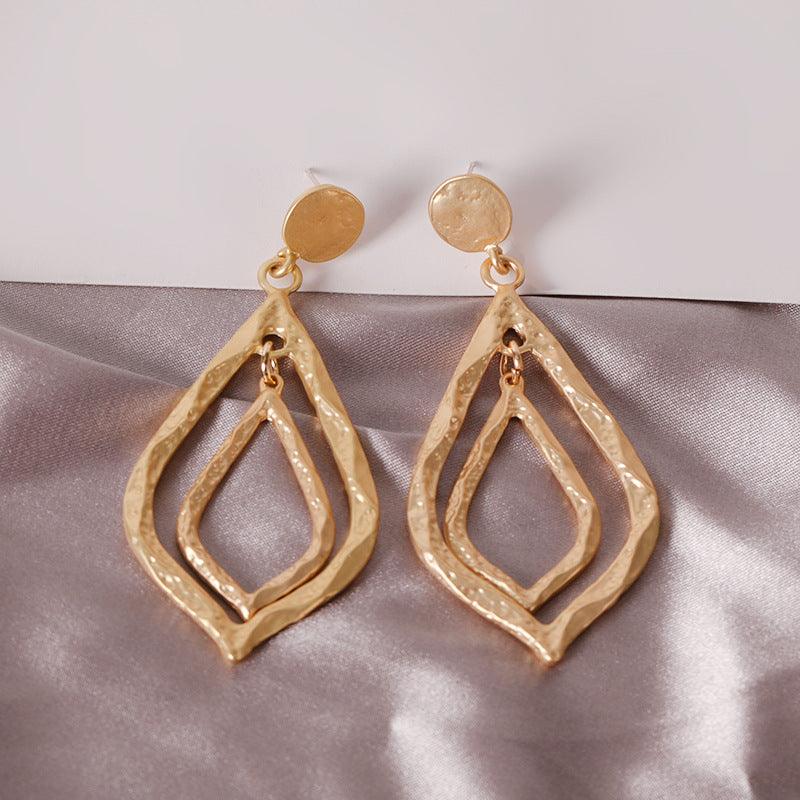 Stylish earrings with high quality geometric earrings 657592020628 - COCOMELODY