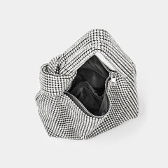 Diamond-encrusted vest evening bag 833620199576 - COCOMELODY