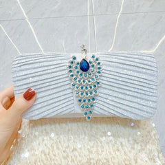 One-shoulder diagonal mini bag Women's dress bag Dinner bag 810660945468 - COCOMELODY