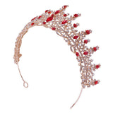 Baroque rhinestone alloy festival headband Crown Luxury tiara crown 651827787417 - COCOMELODY