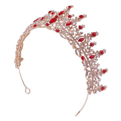 Baroque rhinestone alloy festival headband Crown Luxury tiara crown 651827787417 - COCOMELODY