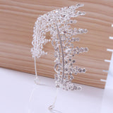 Baroque rhinestone alloy festival headband Crown Luxury tiara crown 651827787417 - COCOMELODY