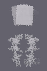 Bridal Gown LD4534 Fabric Swatch SWWD18004 - COCOMELODY