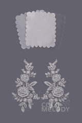 Bridal Gown LD3932 Fabric Swatch SWWD18006 - COCOMELODY