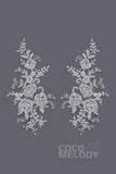 Bridal Gown LD3905 Fabric Swatch SWWD18008 - COCOMELODY