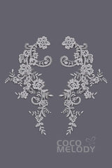Bridal Gown LD4604 Fabric Swatch SWWD18020 - COCOMELODY