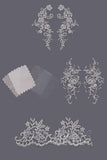 Bridal Gown LWXT16001 Fabric Swatch SWWD18009 - COCOMELODY