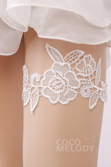 Lace Wedding Garter WD17014 - COCOMELODY