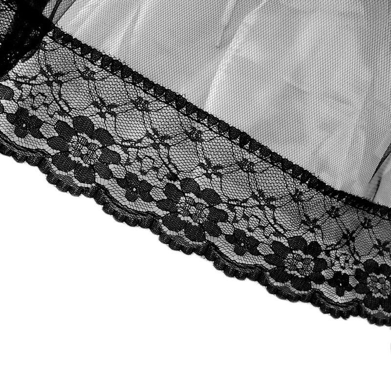 Black double lace veil 600937137939 - COCOMELODY