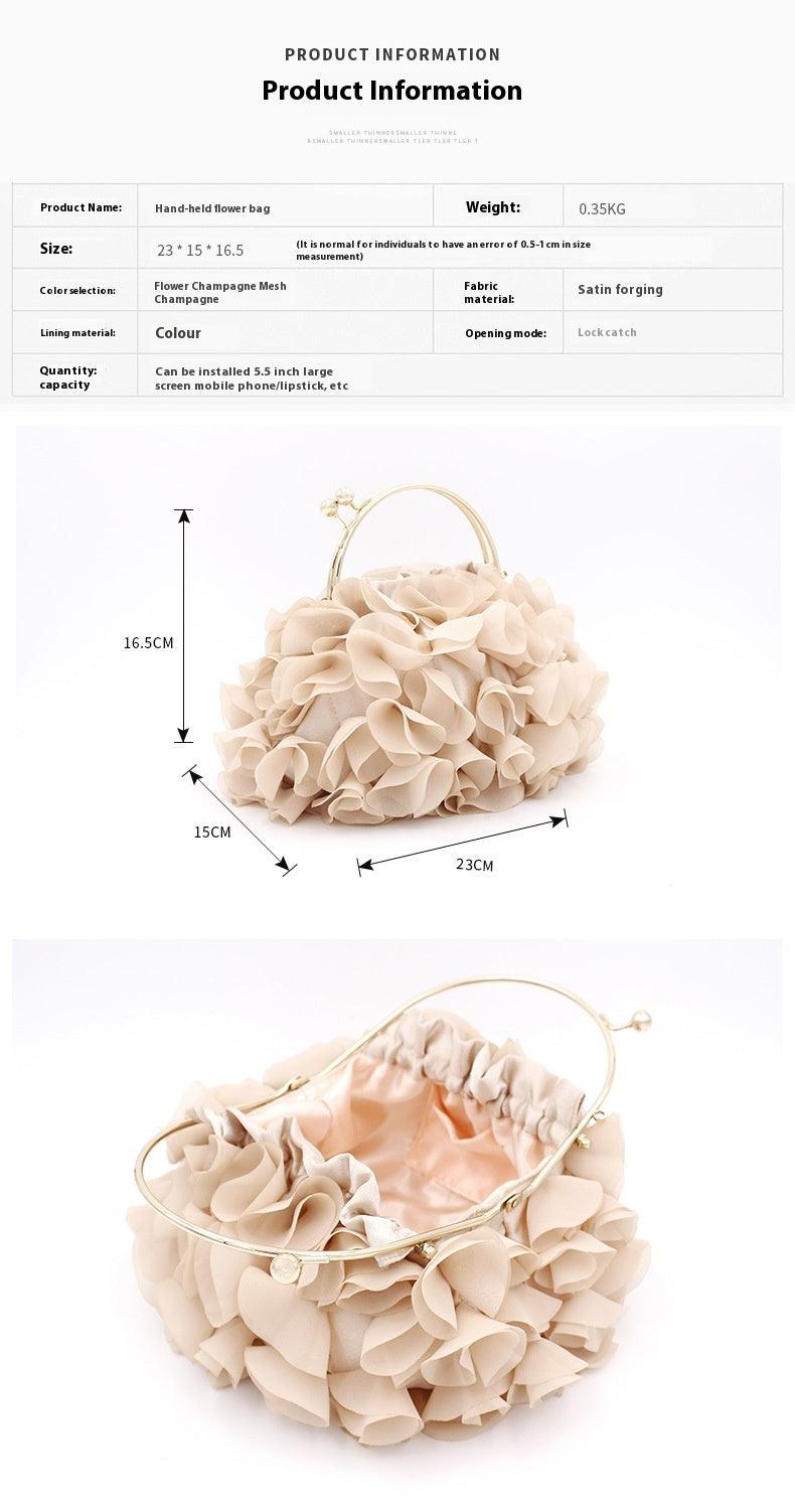 Portable flower bag Dress dinner bag 626317853915 - COCOMELODY