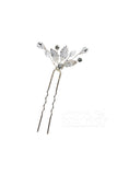 Romantic Alloy Hairpins with Rhinestone AH17001 - COCOMELODY