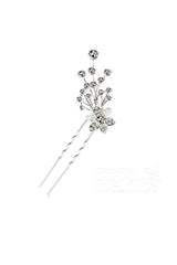 Impressive Alloy Hairpins with Rhinestone AH17004 - COCOMELODY