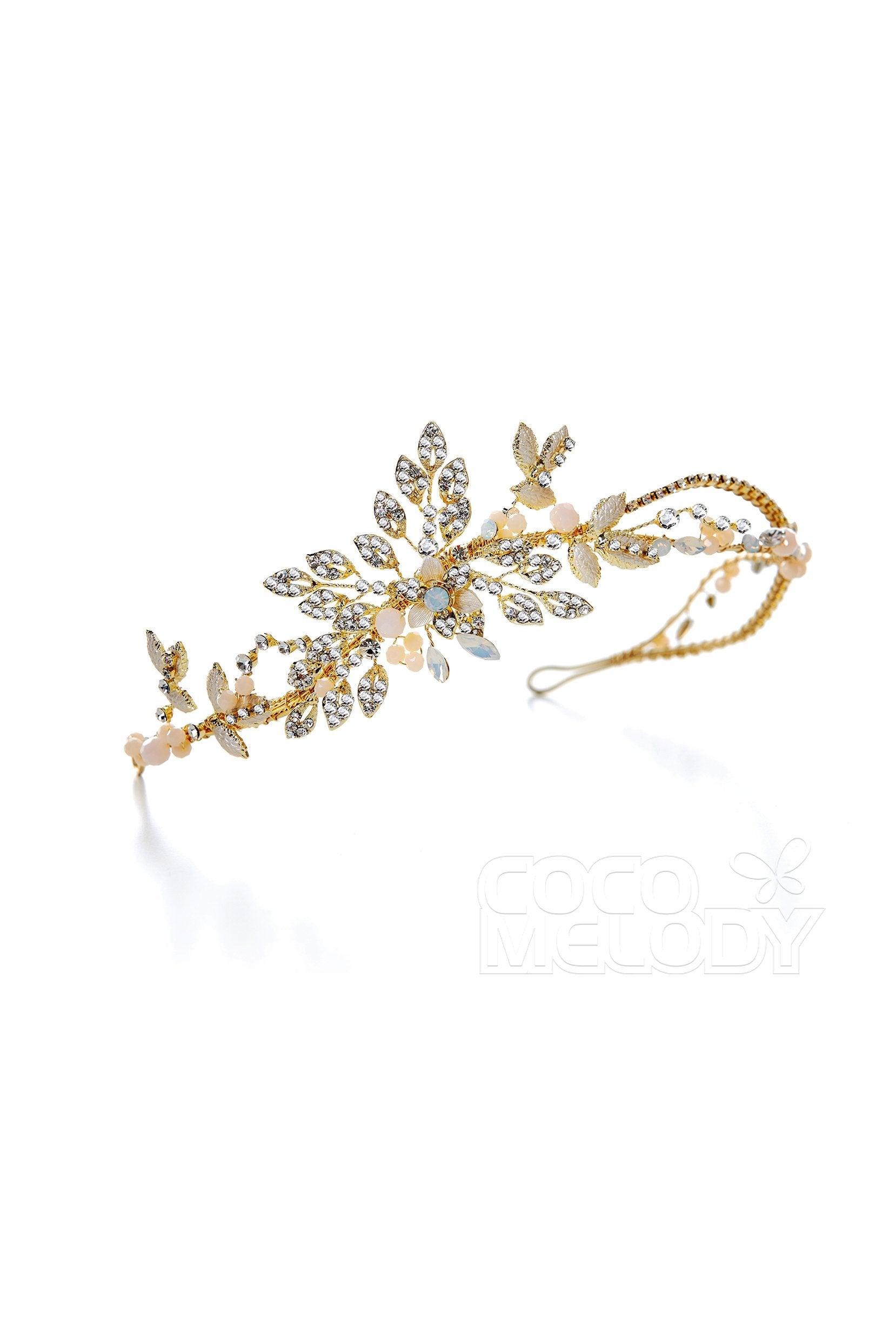 Fashion Alloy Headpiece with Crystals AH17010 - COCOMELODY