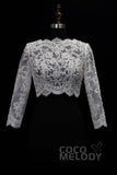 Elegant Ivory 3/4 Length Sleeve Wedding Wrap CX0015005 - COCOMELODY
