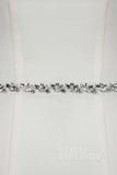 Chic Ribbons Wedding Sash with Rhinestone YD18011 - COCOMELODY