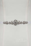 Elegant Ribbons Wedding Sash with Rhinestone YD18003 - COCOMELODY