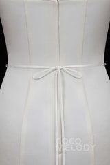 Charming Satin Wedding Sash with Rhinestone YD18010 - COCOMELODY