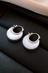 U-shaped bag mother-of-pearl earrings 868785939869 - COCOMELODY