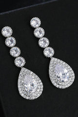 Gorgeous Zircon Earrings/Necklace Jewelry Sets (Set of 2) 702764815986 - COCOMELODY
